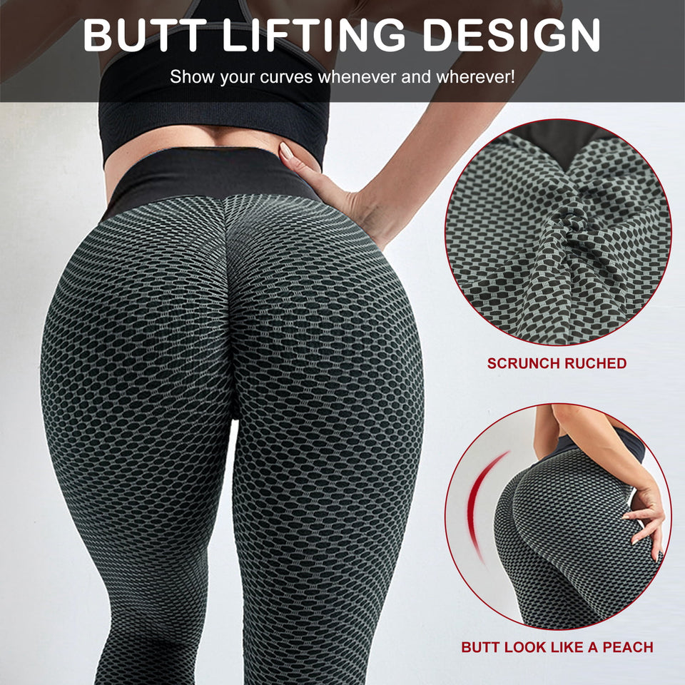 Brand New Gray Lift Leggings Bubble Butt Leggings